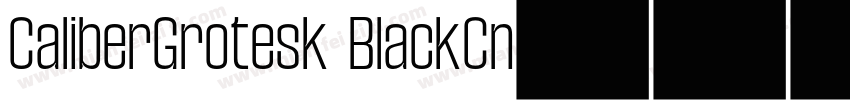 CaliberGrotesk BlackCn字体转换